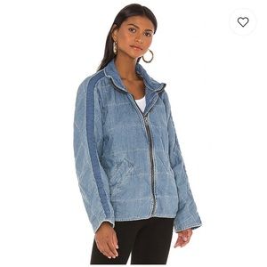 Denim Dolman free people jacket